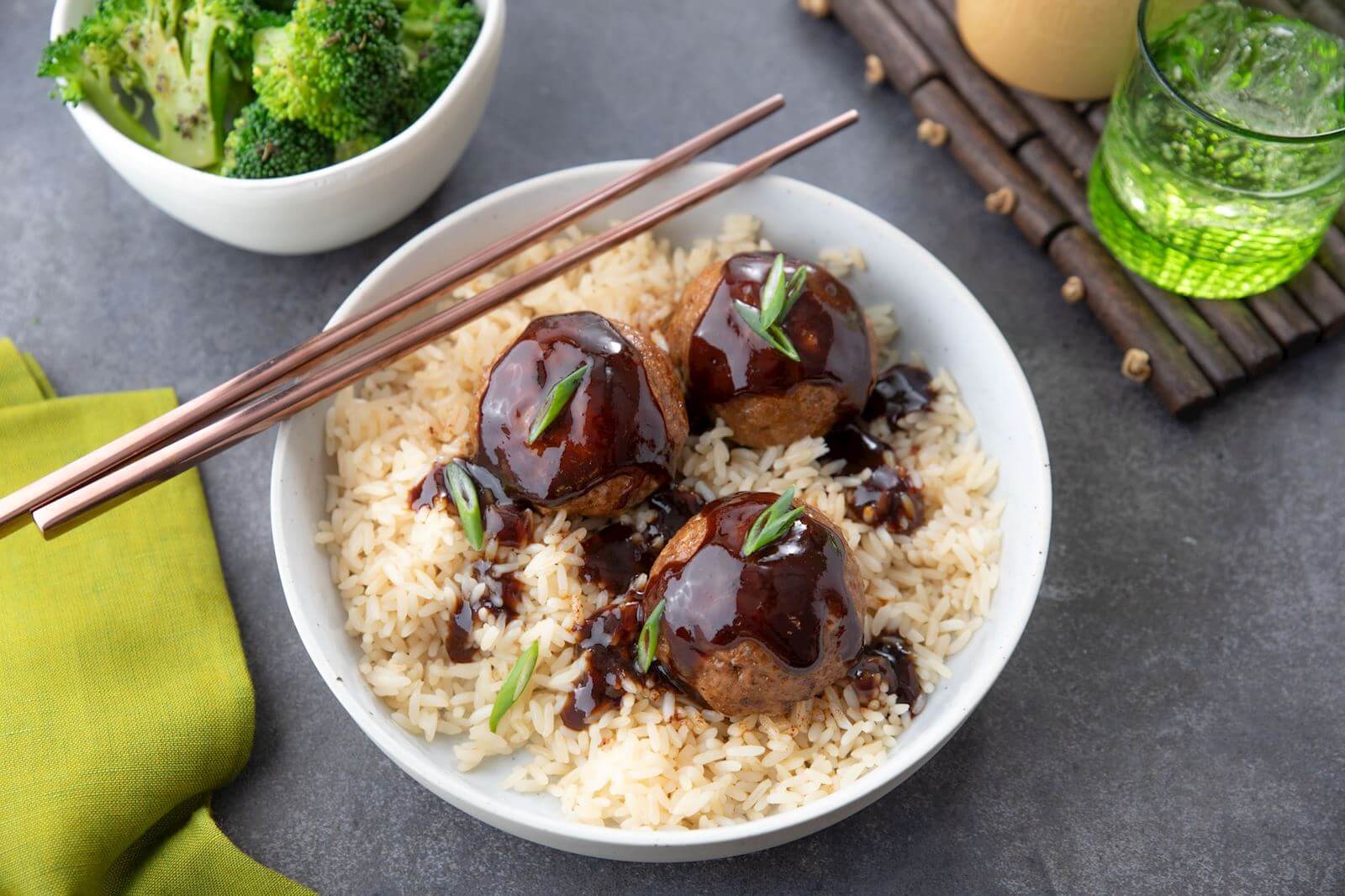 Cancer Support Meal Korean Meatballs