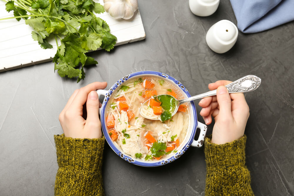The nutrients behind chicken soup